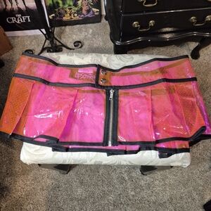 RARE Lip Service Hot Pink Drastik Plastik Micro Miniskirt